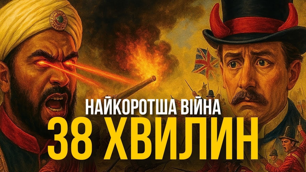 Війна, яка тривала лише 38 хвилин: неймовірний факт зі світової історії